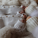 Amelie Baby Cashmere Pom Pom Hat Kids Snow