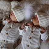 Amelie Baby Cashmere Pom Pom Hat Kids Snow
