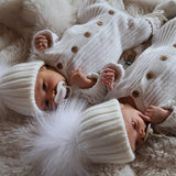 Amelie Baby Cashmere Pom Pom Hat Kids Snow