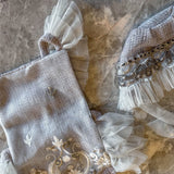 Ellie Newborn Romper & Bonnet in Dove - Mode & Affaire