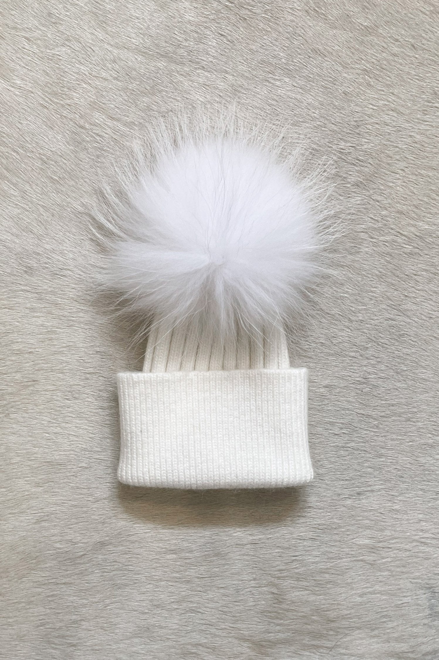 Baby Angora Beanie Snow Mini - Mode & Affaire