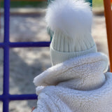 Kids Angora Beanie Snow - Mode & Affaire