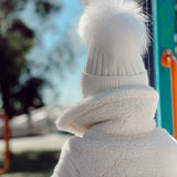 Kids Angora Beanie Snow - Mode & Affaire