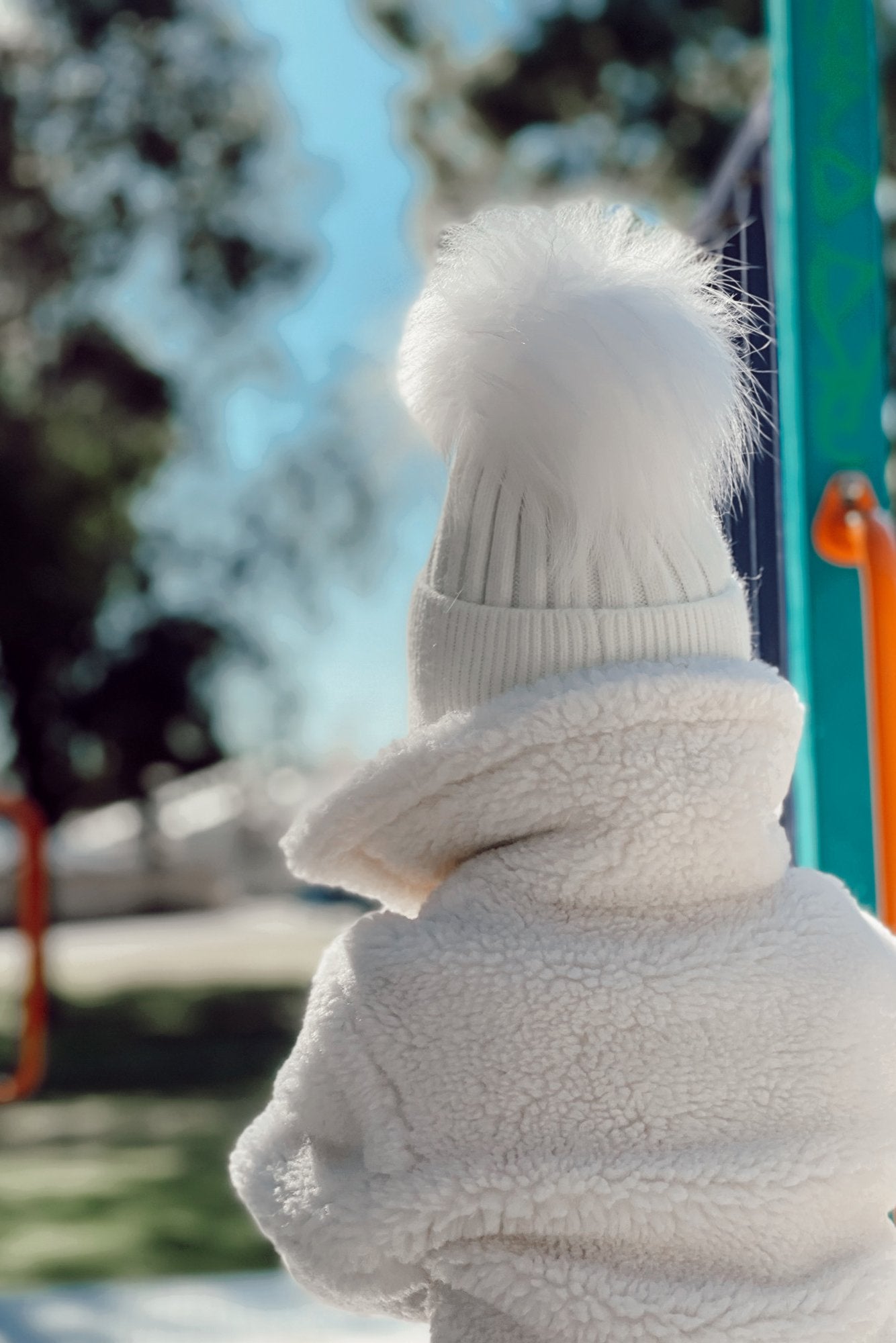Kids Angora Beanie Snow - Mode & Affaire