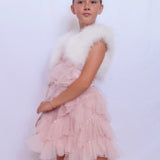 Kids Plume Bolero Snow - Mode & Affaire
