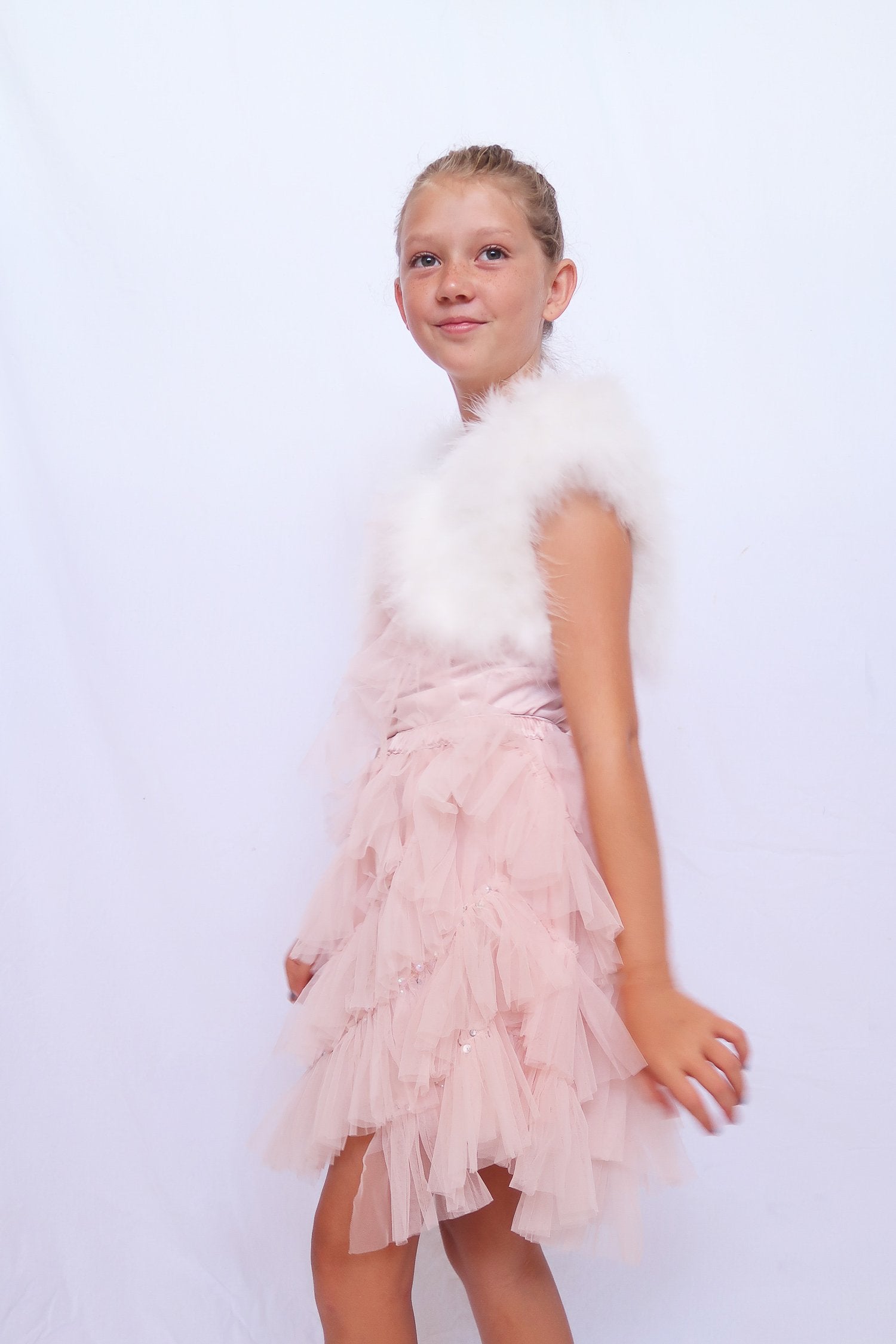 Kids Plume Bolero Snow - Mode & Affaire