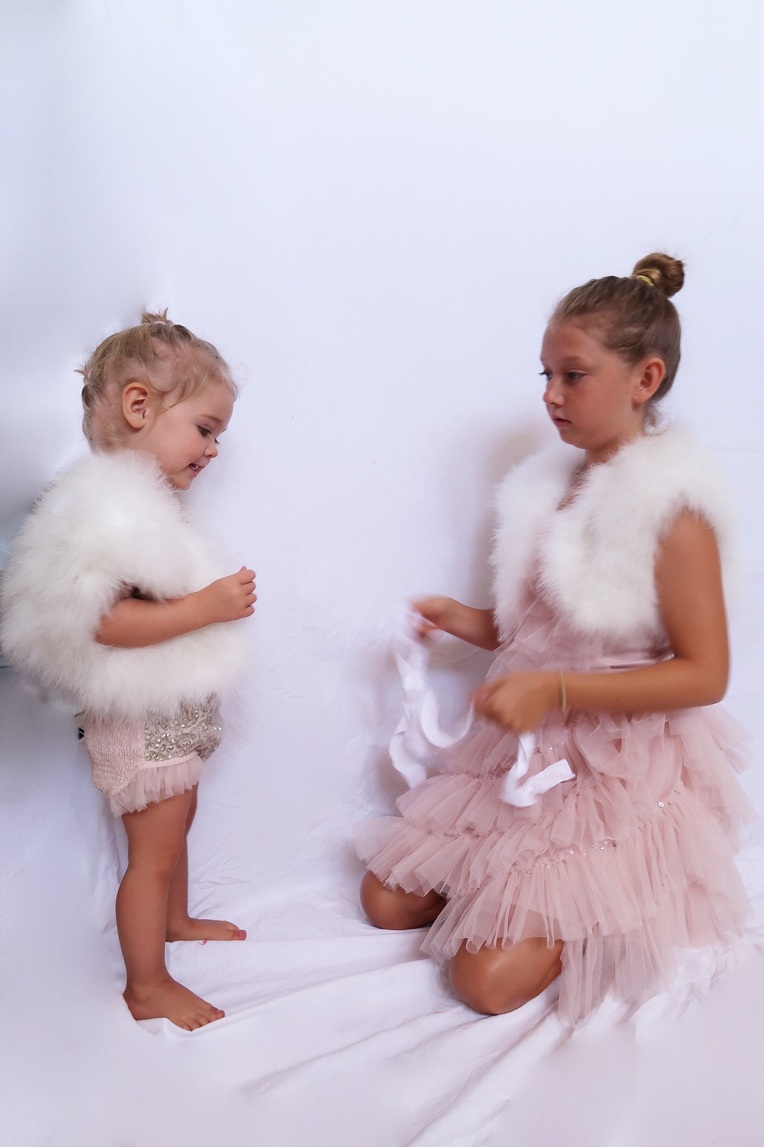 Kids Plume Bolero Snow - Mode & Affaire