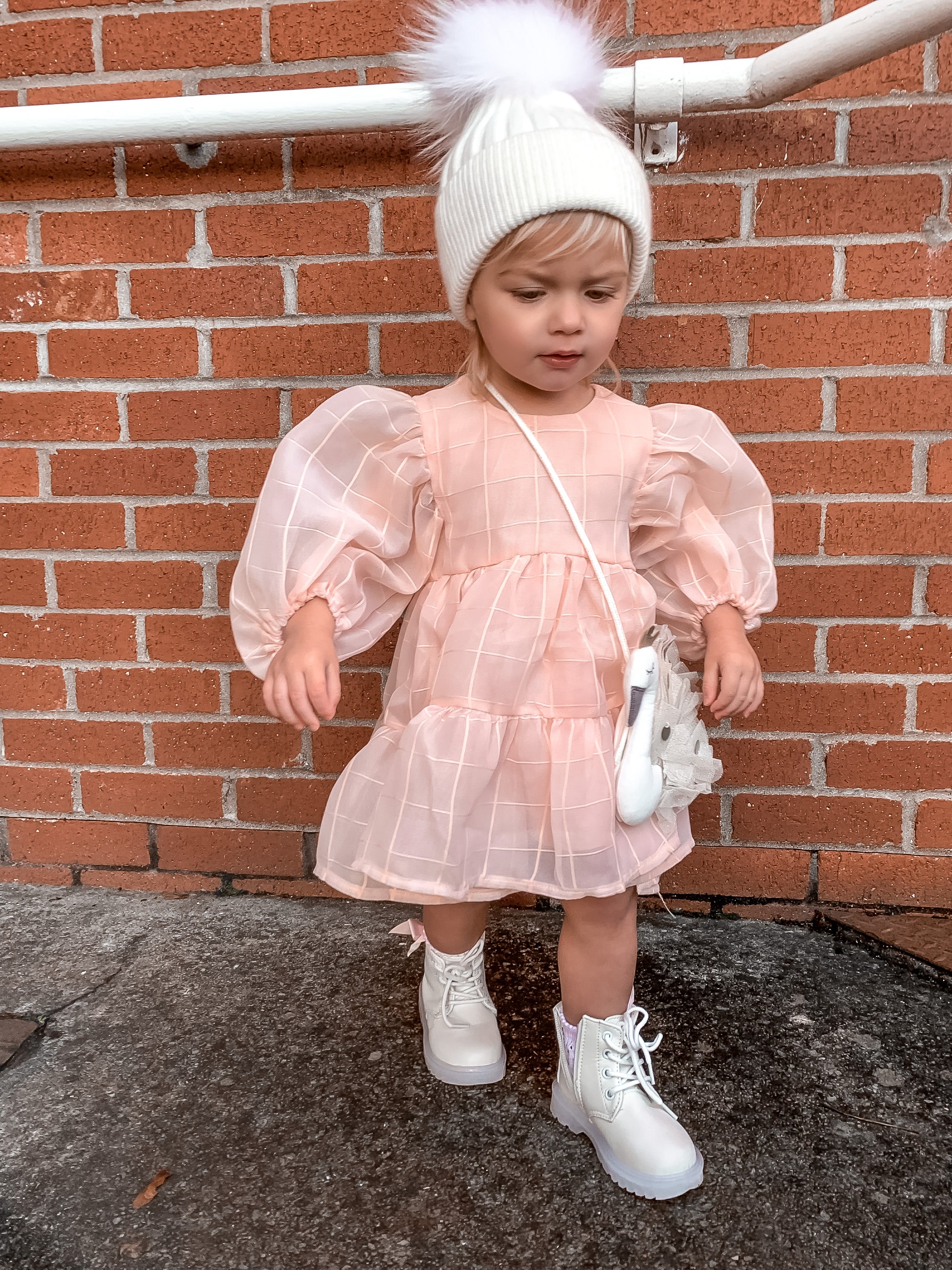 Kids Angora Beanie Snow - Mode & Affaire