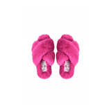 Lexi Pink Fluffy Slippers