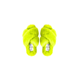 Lexi Fluffy Slippers in Neon