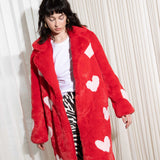 Queen Of Hearts Coat Ruby