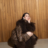 West End Coat in Leopard