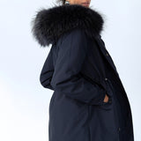 The Daily Long Parka in Navy
