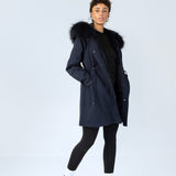 The Daily Long Parka in Navy