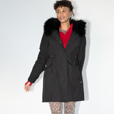 The Daily Long Parka in Onyx