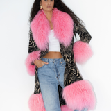 West End Coat in Zebra