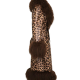 West End Coat in Leopard