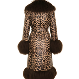 West End Coat in Leopard
