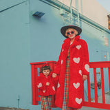 Queen Of Hearts Faux Coat Reverse