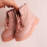 Kids Festival Boots in Dusty Pink