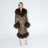 West End Coat in Leopard