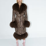 West End Coat in Leopard