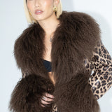 West End Coat in Leopard