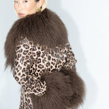 West End Coat in Leopard
