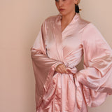 Classique Bridal Robe in Petal