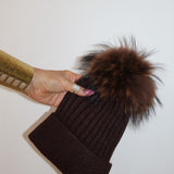 Angora Beanie Cocoa