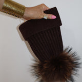 Angora Beanie Cocoa