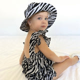 Zebra Linen Bucket Hat