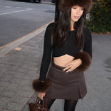 Fluffy Headband Cocoa