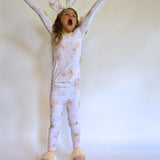 Watercolour Organic Bamboo Kids Pyjama Set