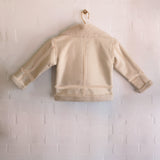 Lulu Biker Jacket in Stone