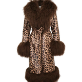 West End Coat in Leopard