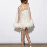 Gigi Feather Mini Dress