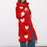 Queen Of Hearts Faux Coat Reverse