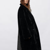 Willow Coat in Noir