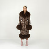 West End Coat in Leopard
