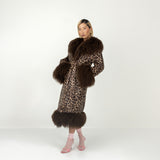 West End Coat in Leopard