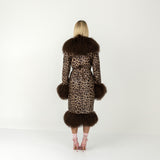 West End Coat in Leopard