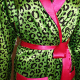 Luinluland X M&A - The Robe in Neon Leopard