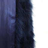 Saville Marabou Jacket Navy