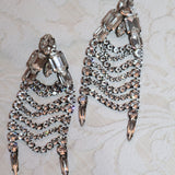 Silver Earrings - Clip On