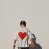 Mini Oversized Heart Tee - Mon Chéri