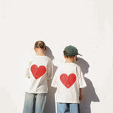 Mini Oversized Heart Tee - Mon Chéri