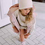 Minnie Puffer Vest in Peony