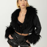 Cher Jacket in Onyx