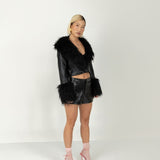 Cher Jacket in Onyx